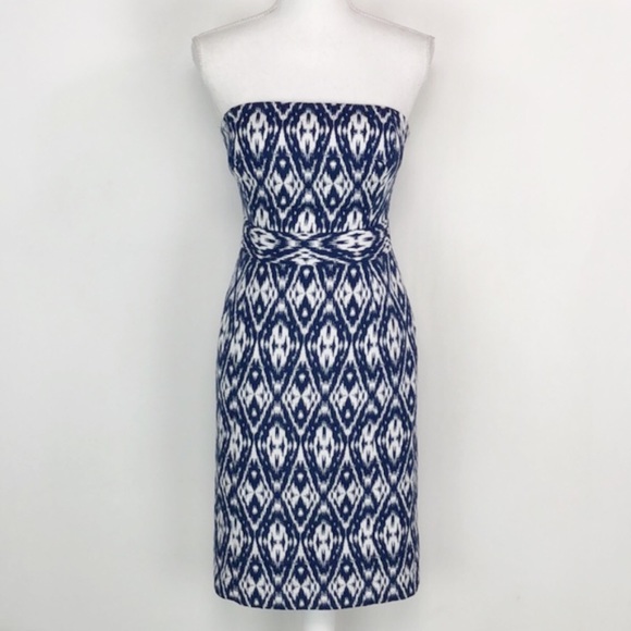 Banana Republic Dresses & Skirts - Banana Republic Navy & White Strapless Dress